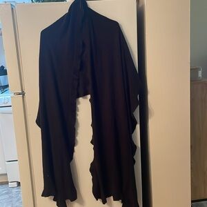 White House Black Market Beautiful Oversized Scarf/Shawl Black